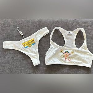 New : Dolce and Gabanna Wonder Woman bra and thong